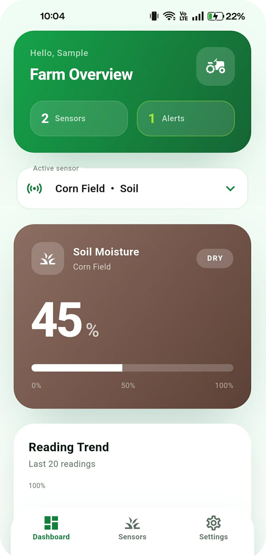 SAGIPfarmer mobile app displayed on an Android phone